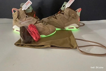 6 DH0690- Khaki Scott Travis 9018 Jordan Retro 628 British Popular 1110